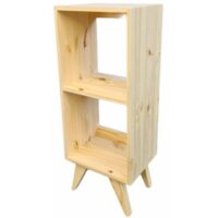 Biblioteca Alto 100cm 2 Huecos