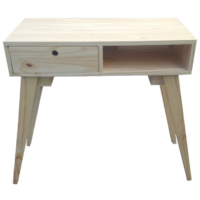 Escritorio 80x40cm 1 Cajon y 1 Hueco