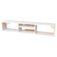 Rack Flotante Bajo Lcd.120Cm 4 Huecos