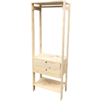 Perchero Vestidor 2 Cajones