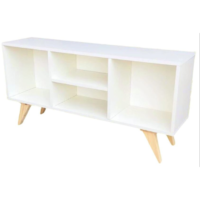 Rack LCD Melamina 150cm 4 Huecos